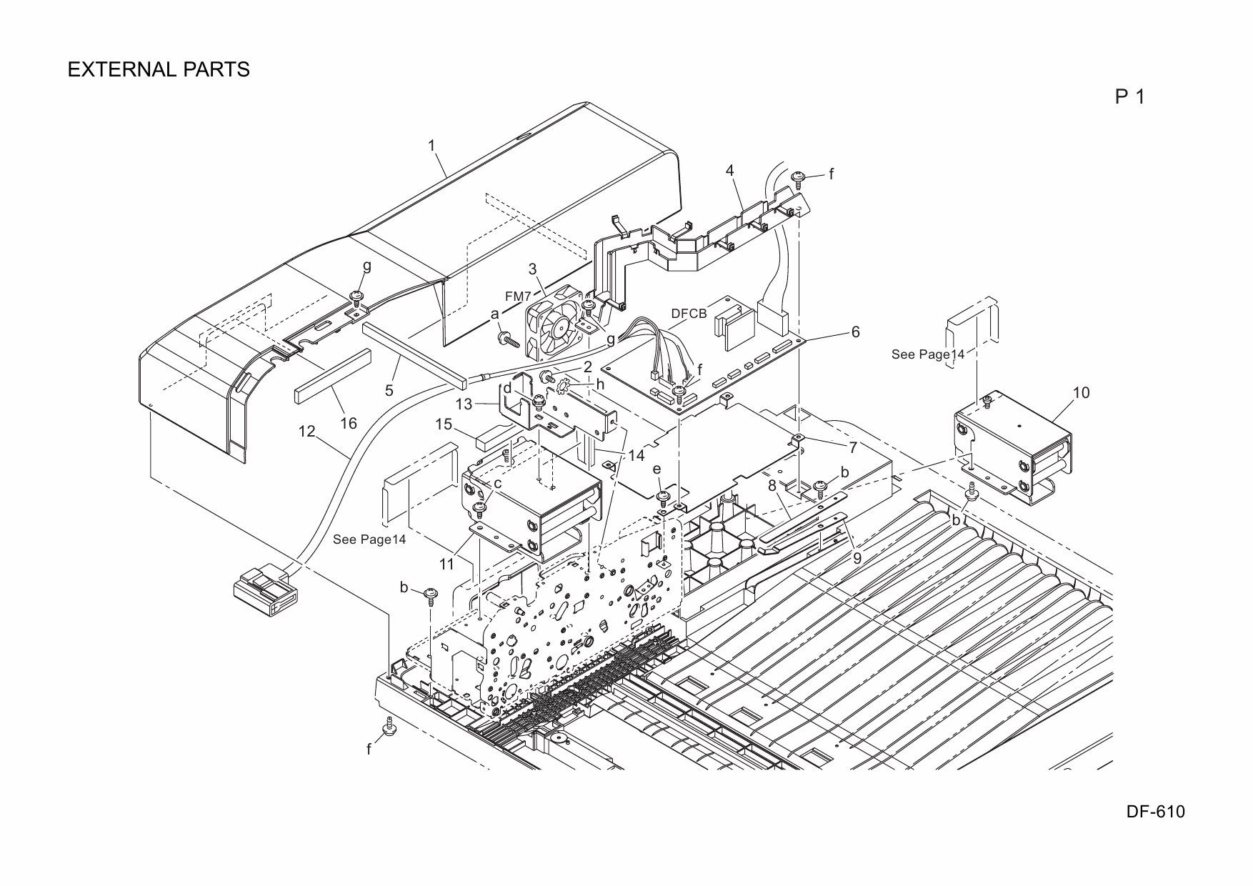 Konica-Minolta Options DF-610 A07H Parts Manual-3